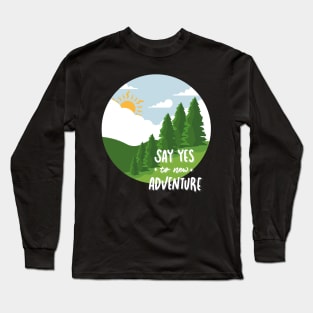 Love wonderlust Adventure Explore the world travel lover summer spring Long Sleeve T-Shirt